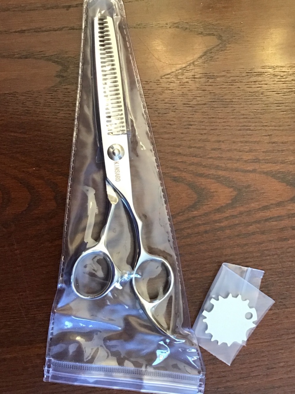 Kinsaro Silver Thinning Shears for Men - Professional Grooming Tool